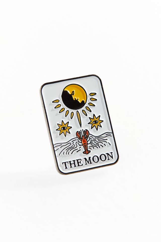 VERAMEAT The Moon Tarot Card Pin #1