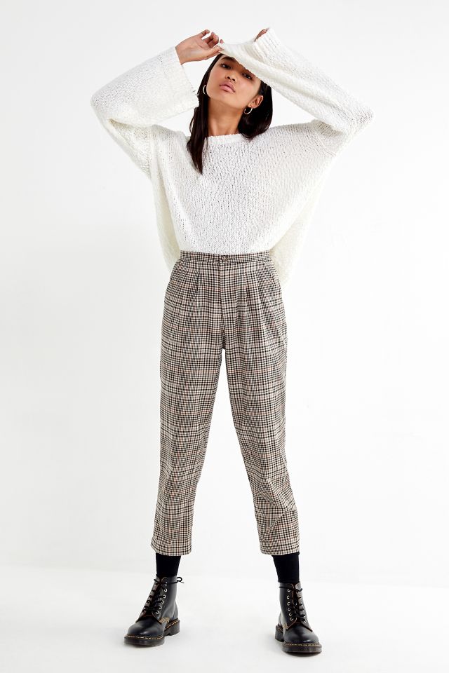 Urban Renewal Remnants Plaid Menswear Trouser Pant Urban Outfitters