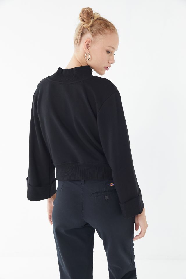 EVIDNT Uneven Seamed Pullover Sweatshirt #2