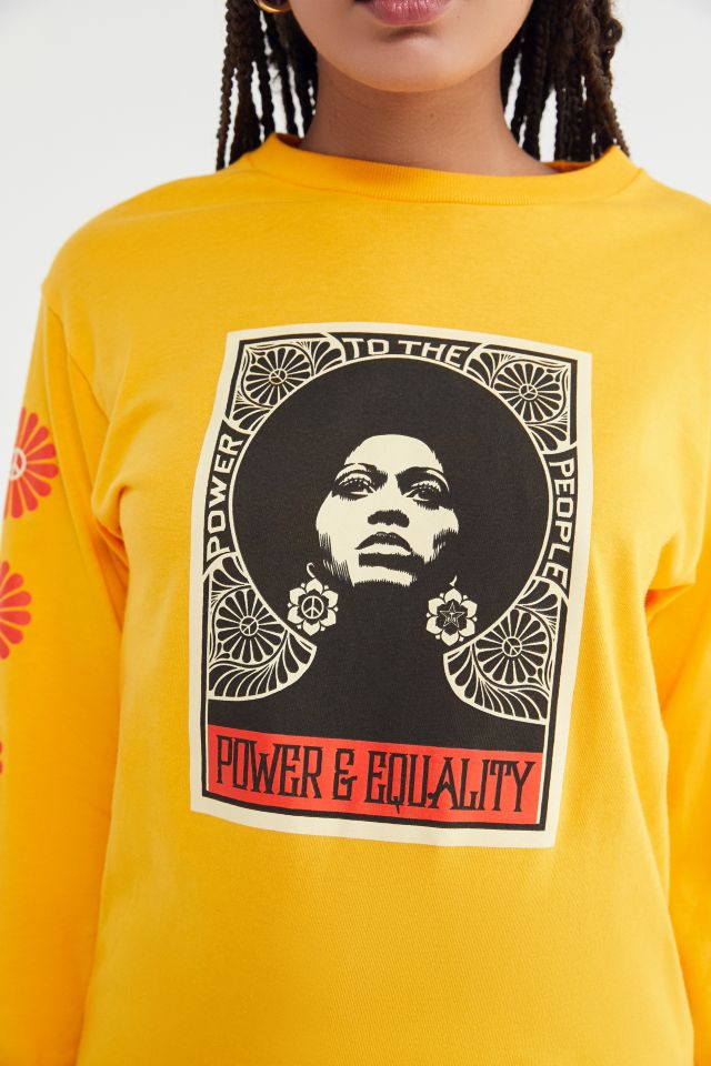 OBEY Power & Equality Long Sleeve Tee #1