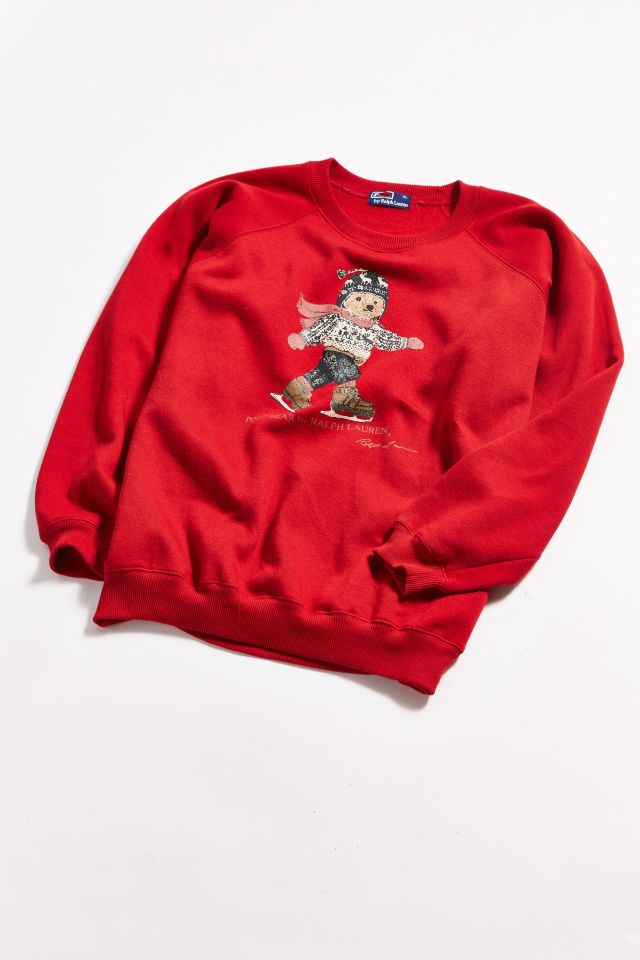 Vintage Polo Ralph Lauren Bear Pullover Sweatshirt #1