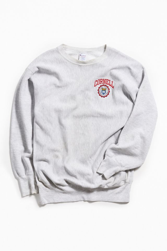 ShopCrystalRags Cornell University, One of A Kind Vintage Sweatshirt with Crystal Star Design