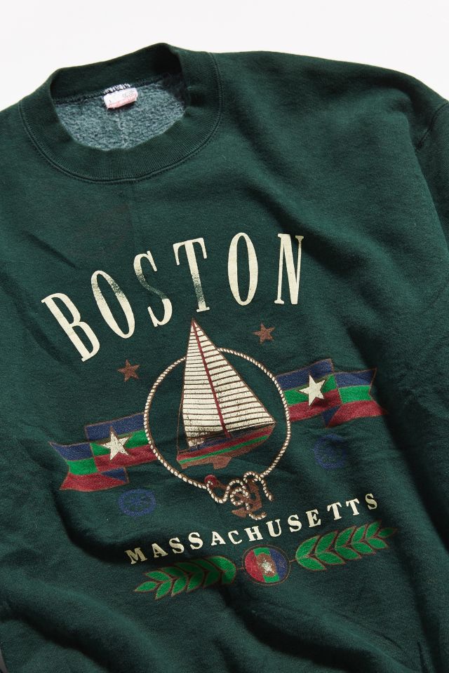 Vintage Boston Massachusetts Pullover Sweatshirt