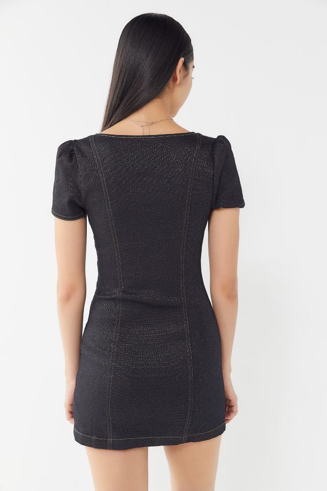 UO Daphne Corset Button-Front Mini Dress  #2