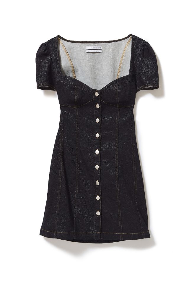 UO Daphne Corset Button-Front Mini Dress  #4