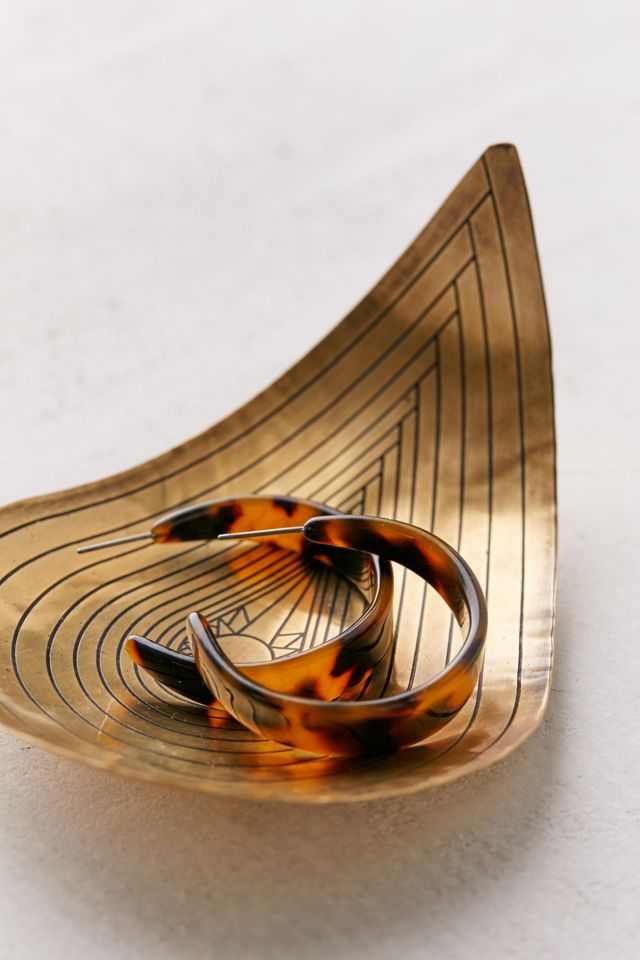 Stone Harvest Brass Teardrop Bowl #1