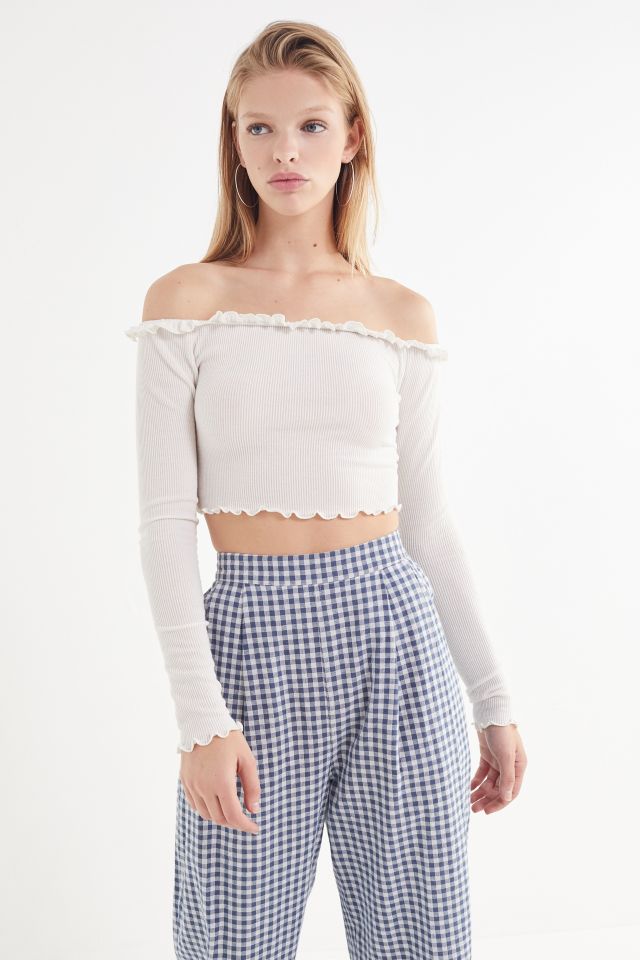 Urban outfitters best sale off shoulder top