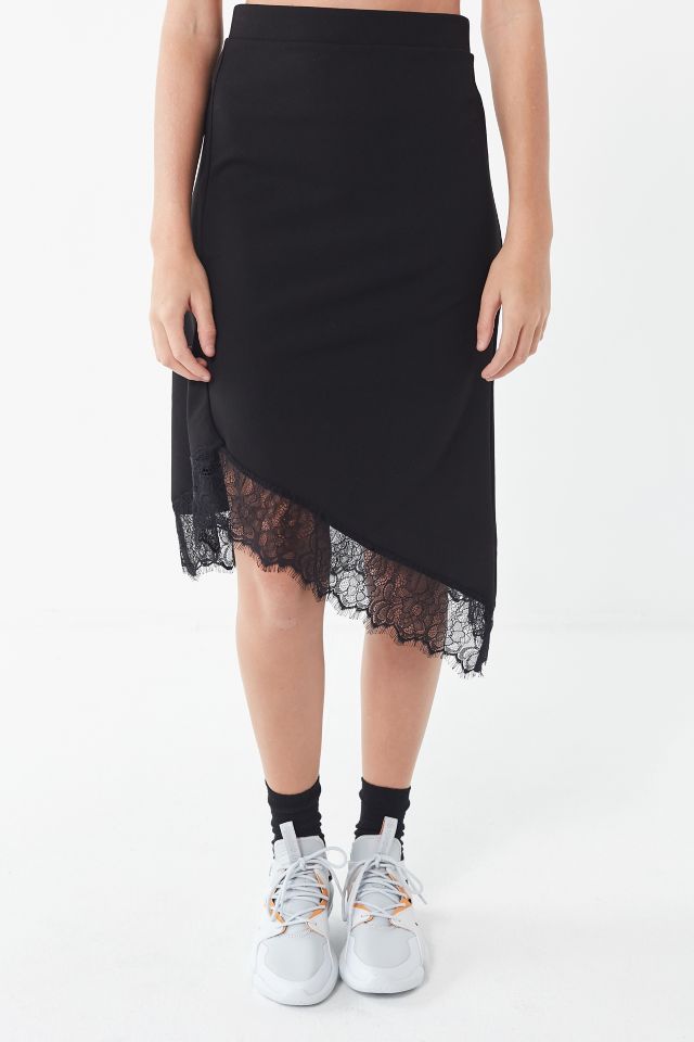 UO Lace Trim Slip Skirt  #2