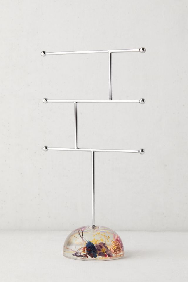Acrylic Dried Floral Jewelry Storage Stand #1