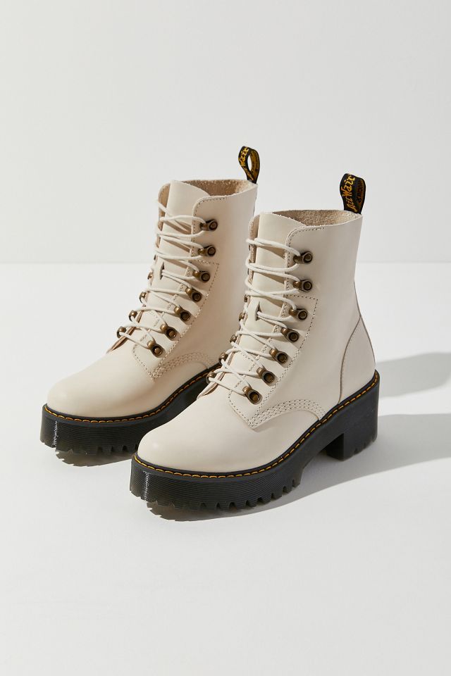 Dr martens bone leona on sale boots