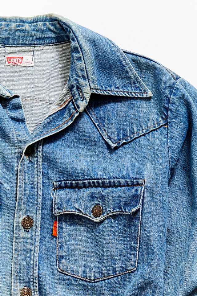Vintage Levi’s Medium Wash Denim Western Shirt #2