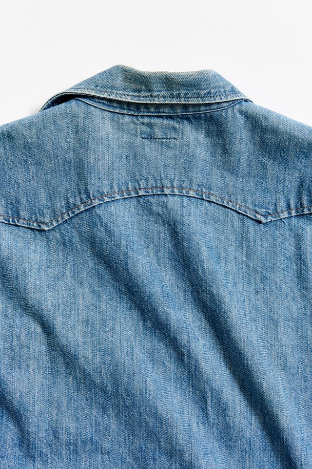 Vintage Levi’s Medium Wash Denim Western Shirt #4