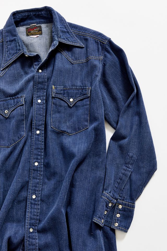 Vintage Champion Denim Western Shirt #1