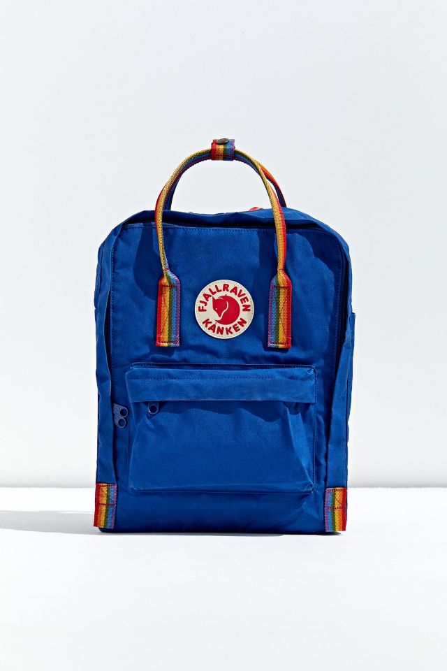 Kanken blue clearance rainbow