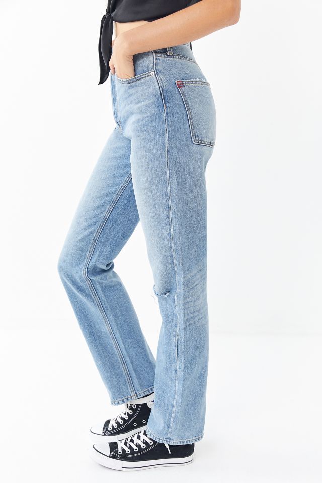 BDG High-Waisted Relaxed Straight Jean – Light Wash