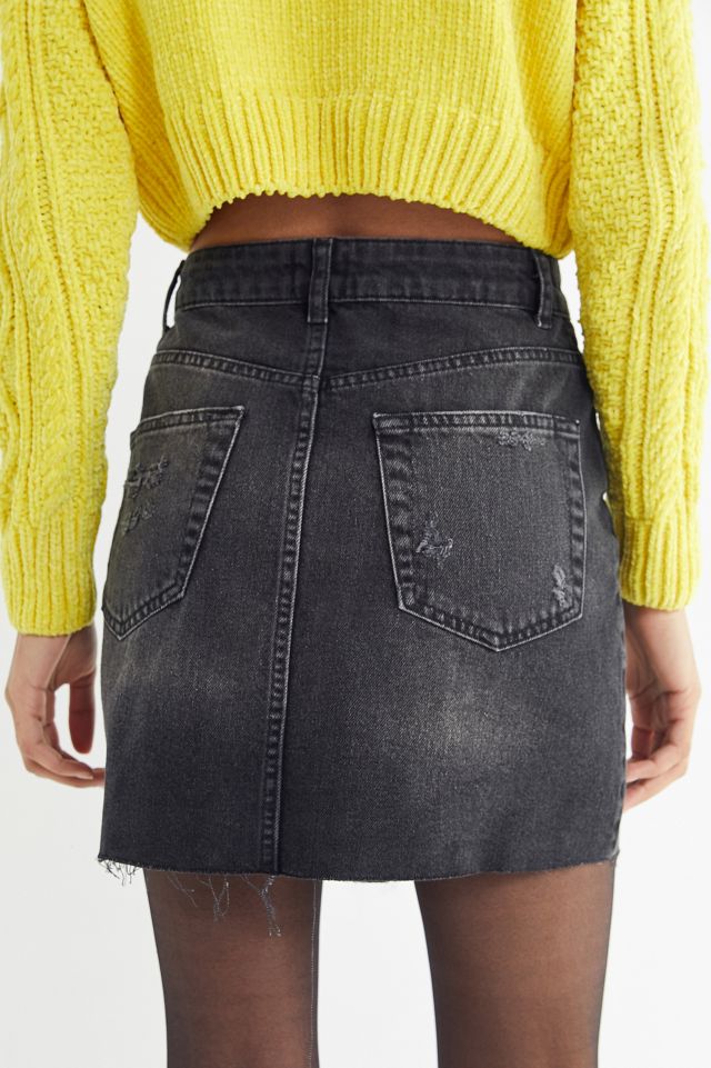 BDG Denim Mini Wrap Skirt #2