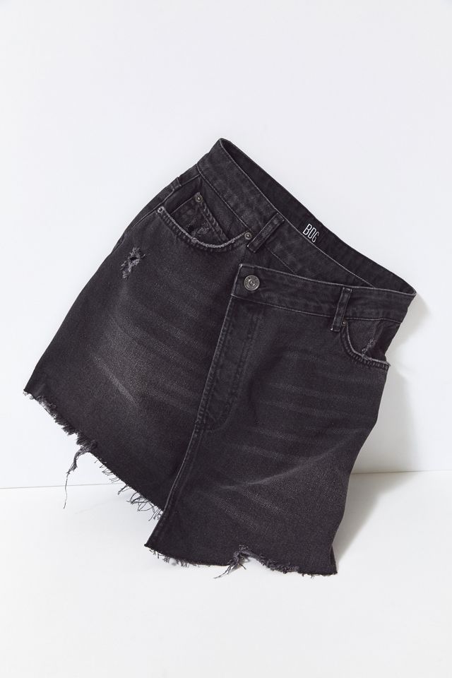 BDG Denim Mini Wrap Skirt #4