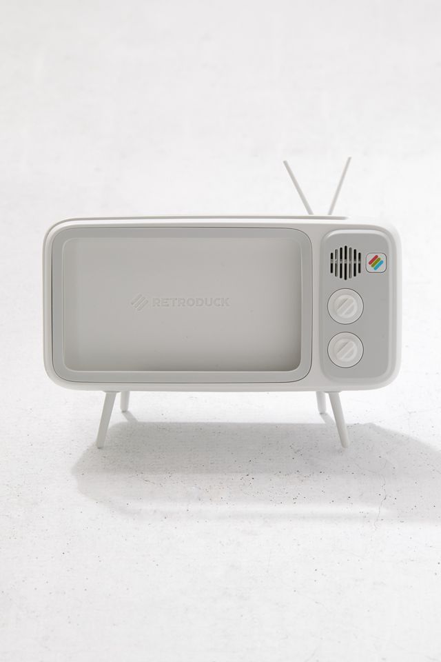 Retroduck Retro TV White iPhone Dock #1