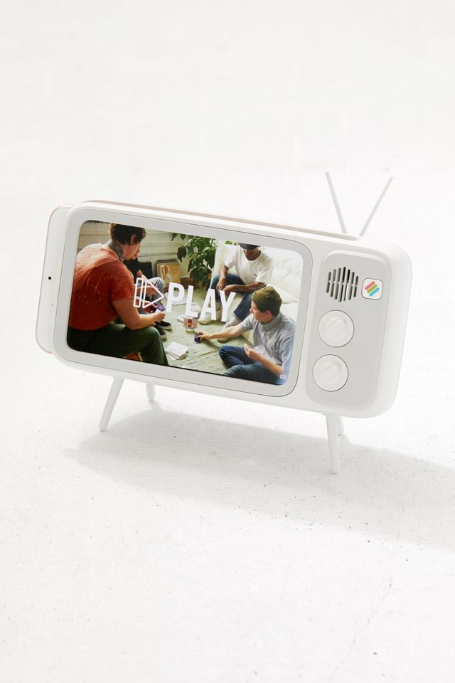 Retroduck Retro TV White iPhone Dock #2