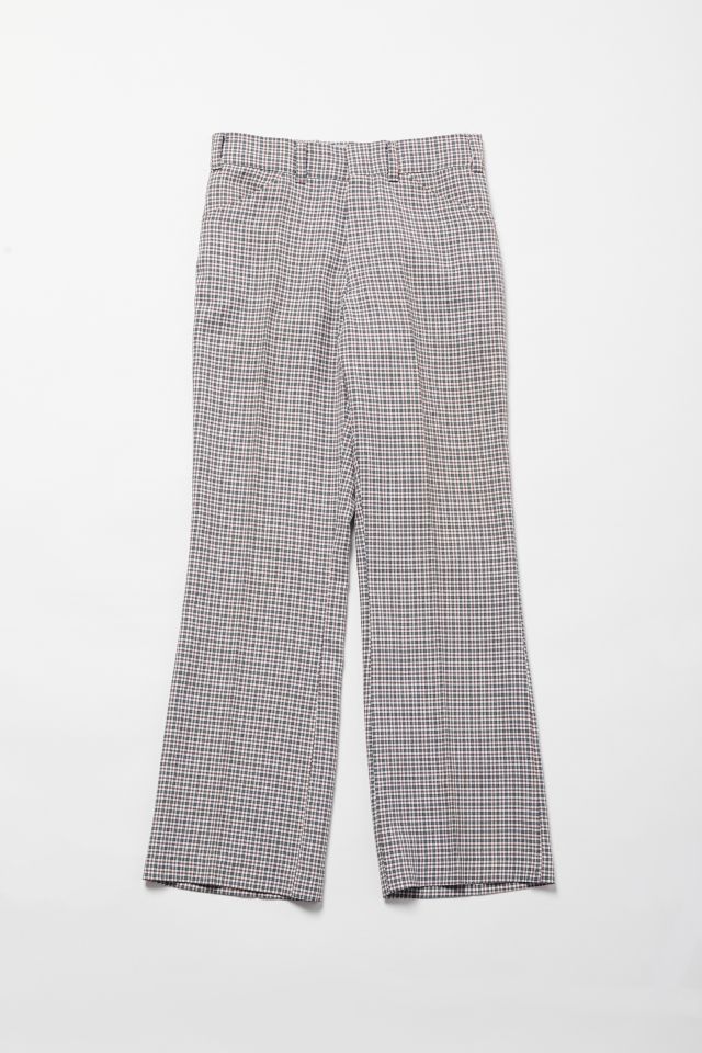 Vintage Red Check Plaid Pant