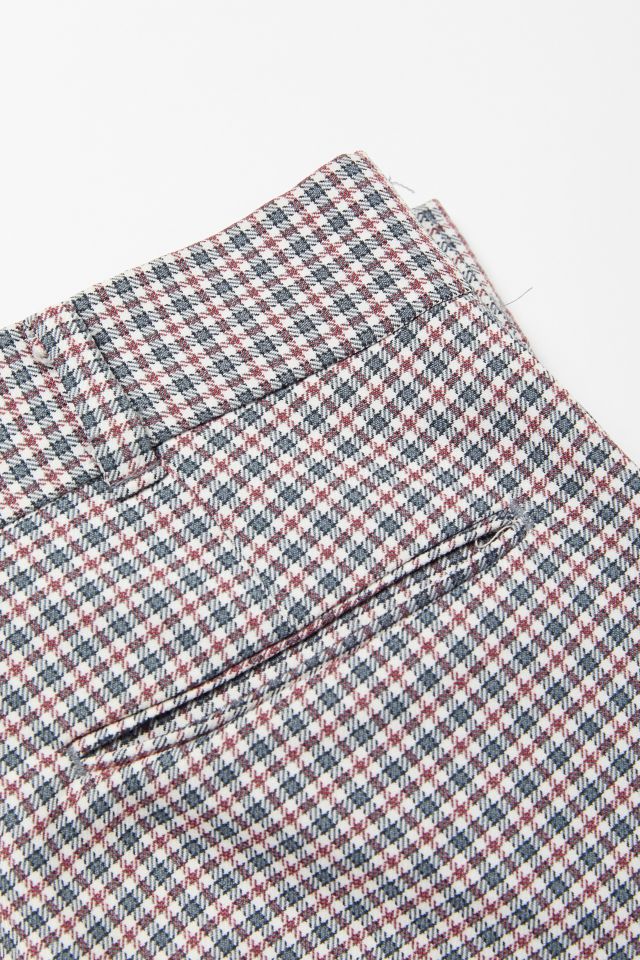 Vintage Red Check Plaid Pant #2