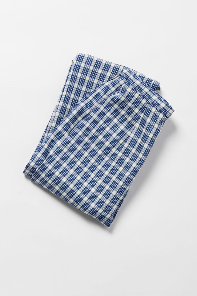 Vintage Blue Checkered Trouser | Urban Outfitters