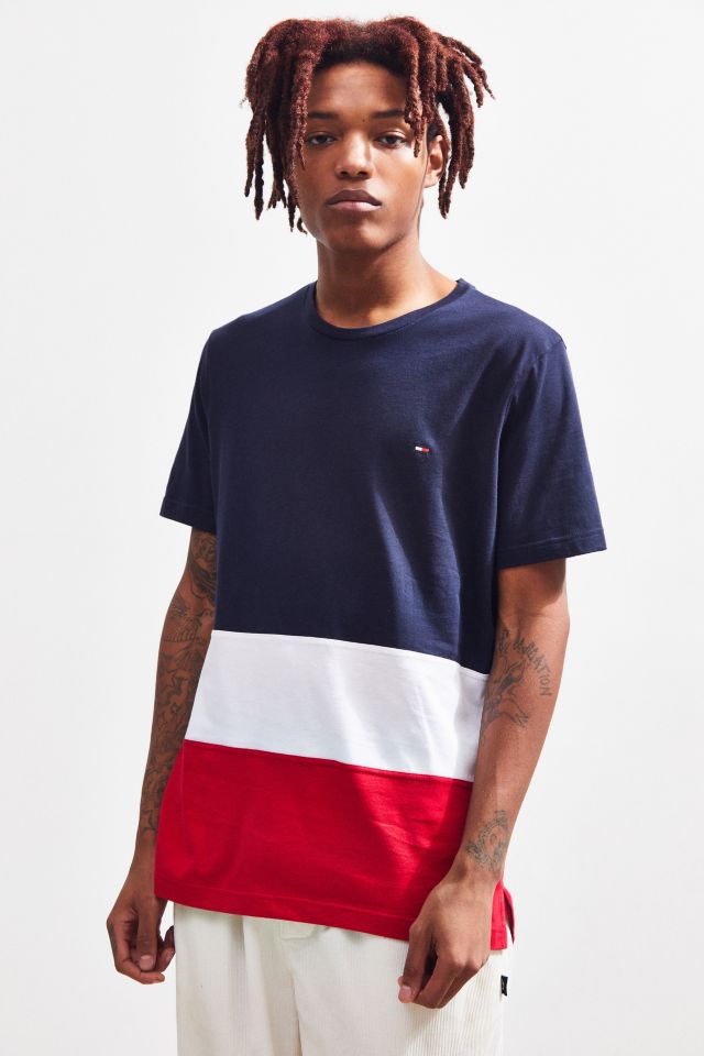 Tommy hilfiger clearance colorblock shirt