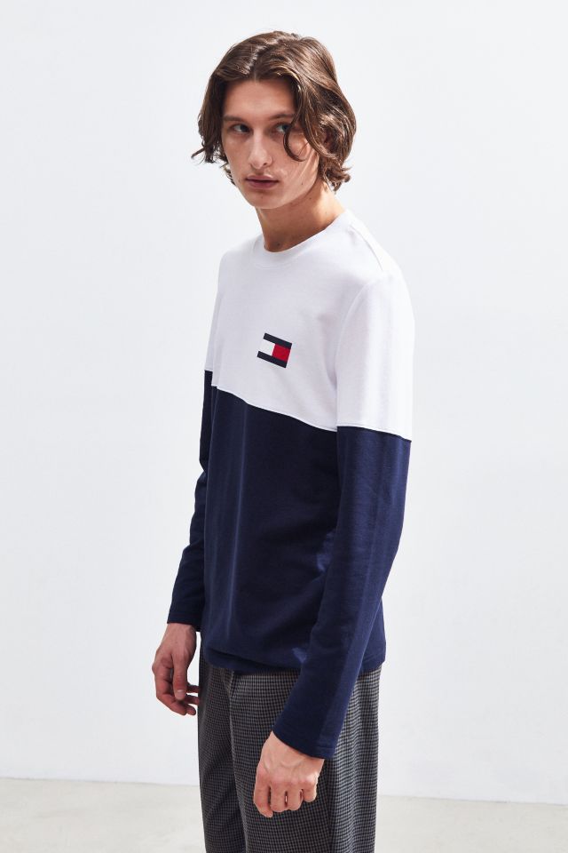 Tommy Hilfiger Colorblock French Terry Long Sleeve Tee  #1