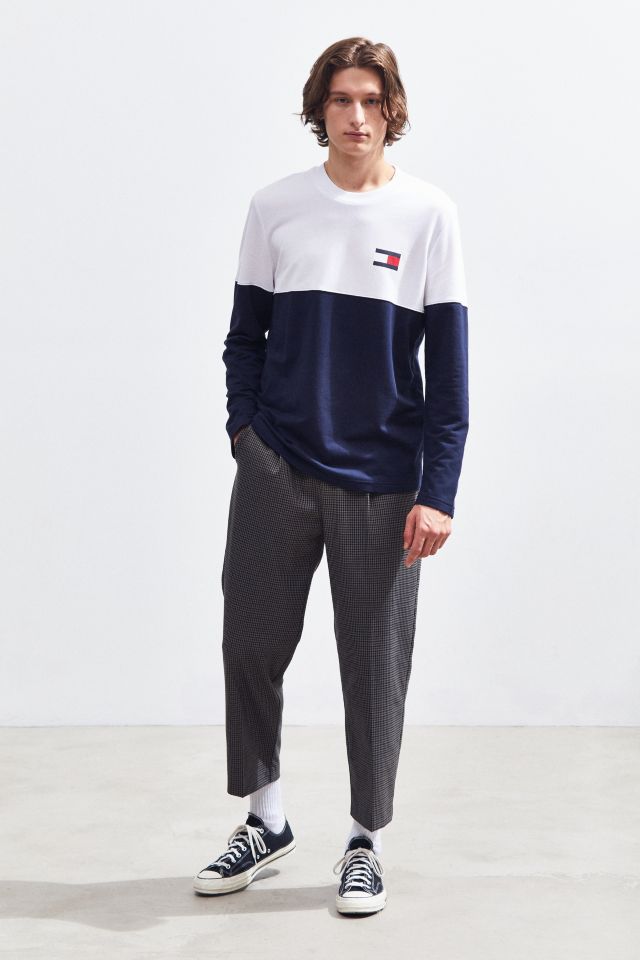 Tommy Hilfiger Colorblock French Terry Long Sleeve Tee  #5