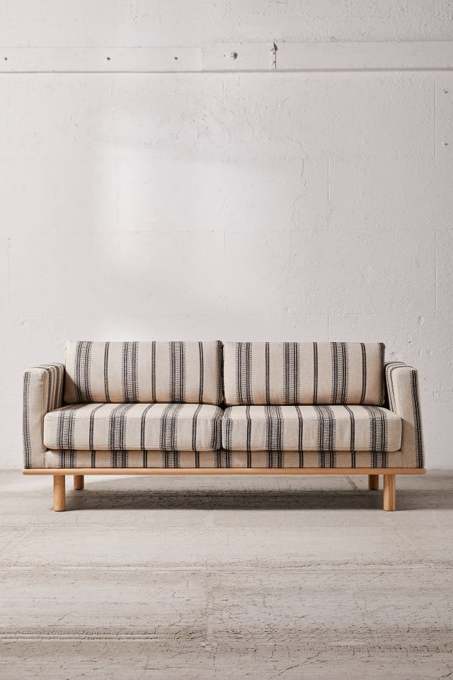 Quinn Striped Sofa #1