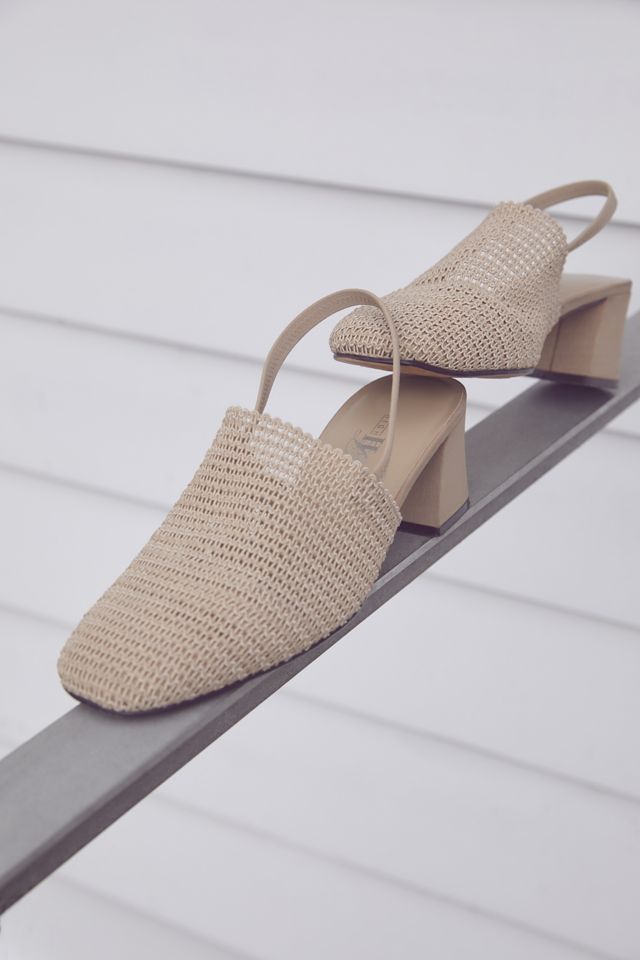 slingback mule heels