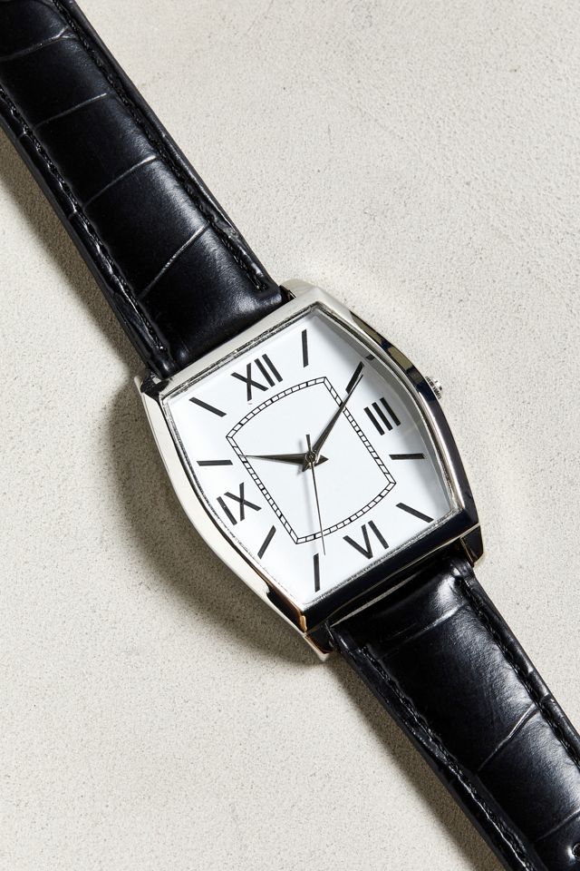 UO Croc Leather Watch | Urban Outfitters Canada