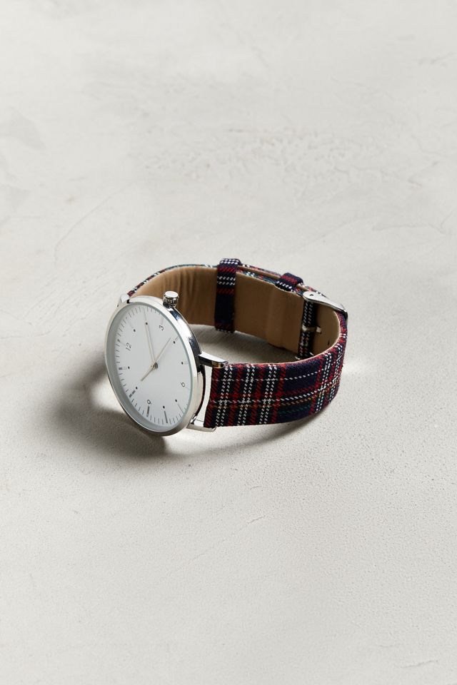 UO Plaid Strap Watch #1