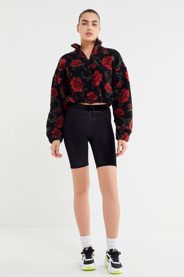 UO Rose Teddy Half-Zip Pullover Sweatshirt #3