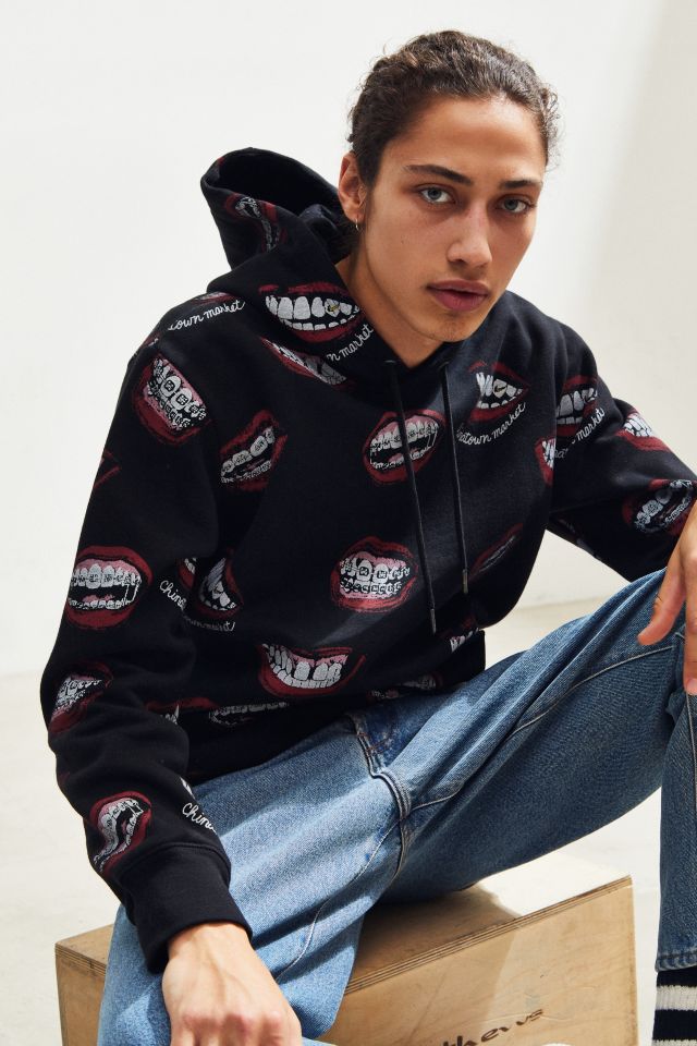 Chinatown Market Mouth Hoodie Sweatshirt