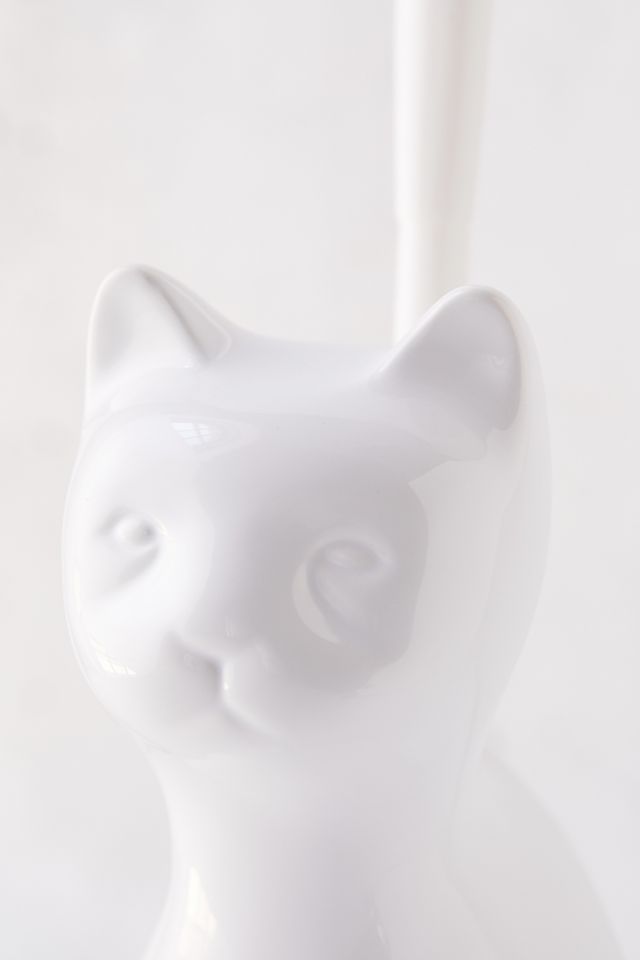 Ceramic Cat Toilet Brush #2