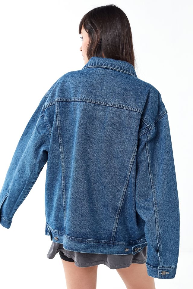 Oversized denim jacket urban hot sale outfitters