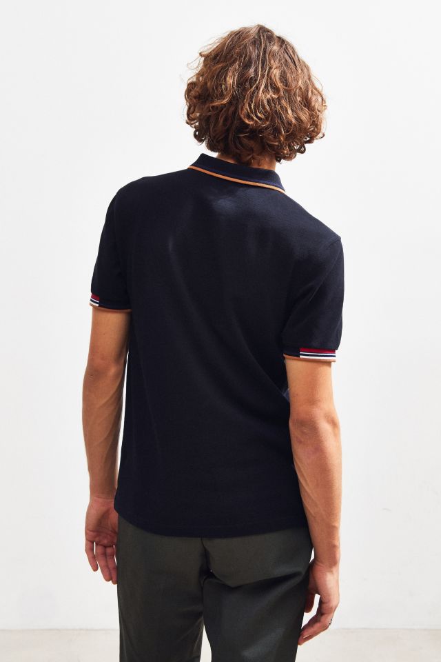 Polo Fred Perry à Col Abstrait en Piqué #3