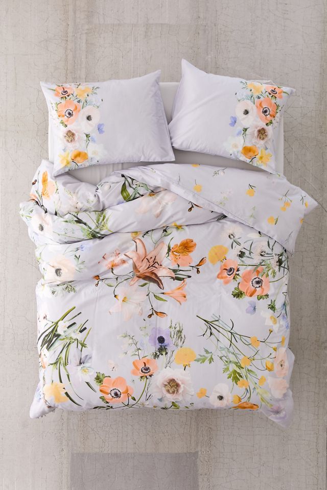 Phoebe Floral Tassel Duvet Cover #1