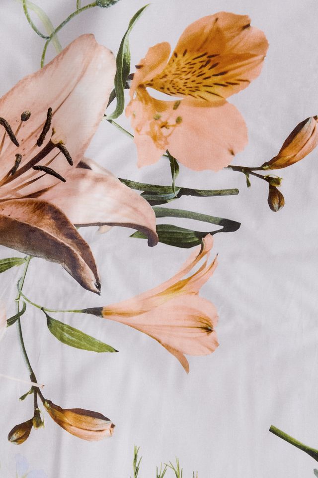 Phoebe Floral Tassel Duvet Cover #3