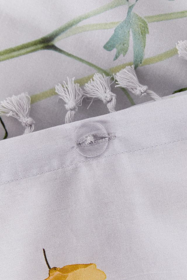 Phoebe Floral Tassel Duvet Cover #5