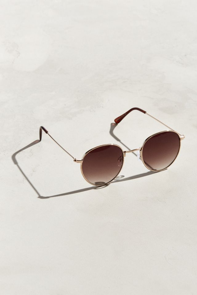 UO Metal Lennon Round Sunglasses | Urban Outfitters