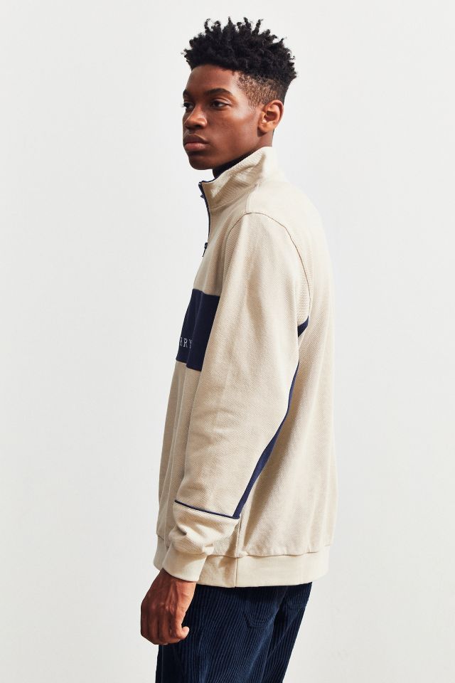 Sweat-Shirt Demi-Zip Col Montant Colorblock Fred Perry #2