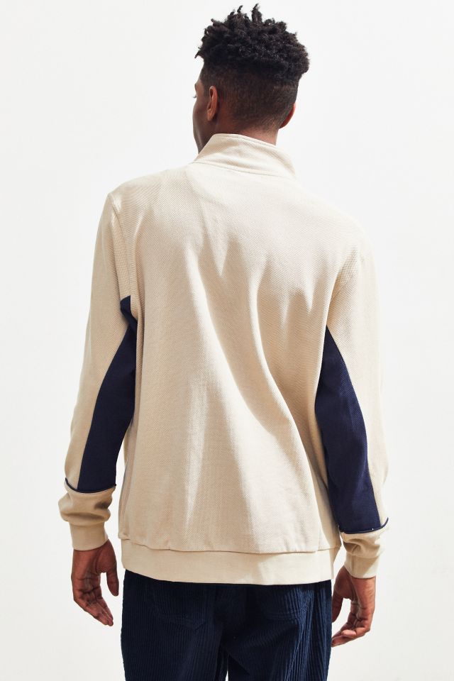 Sweat-Shirt Demi-Zip Col Montant Colorblock Fred Perry #4