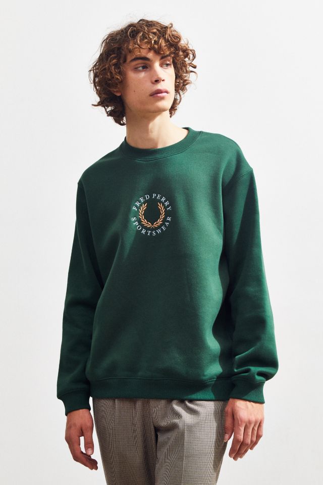 Fred Perry Logo Crew-Neck Sweatshirt #1