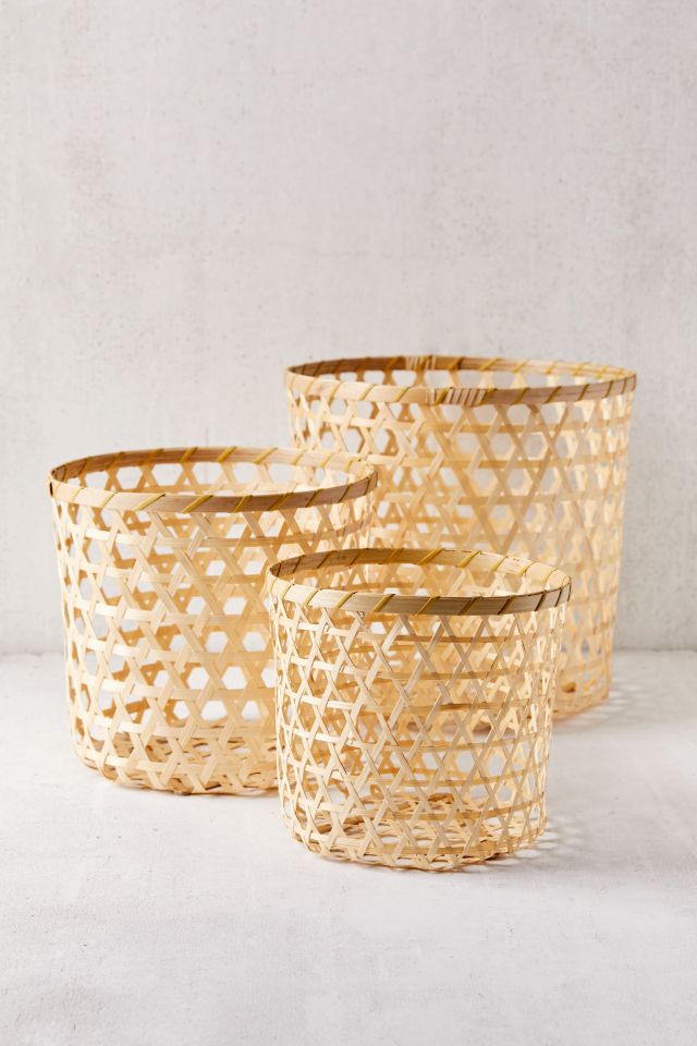 Woven Bamboo Nesting Basket - Set Of 3 #1