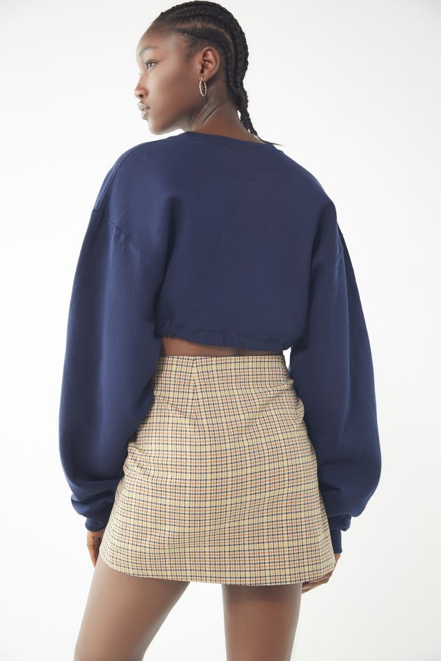 Urban Renewal Recycled Drawstring Hem Cropped Sweatshirt #1