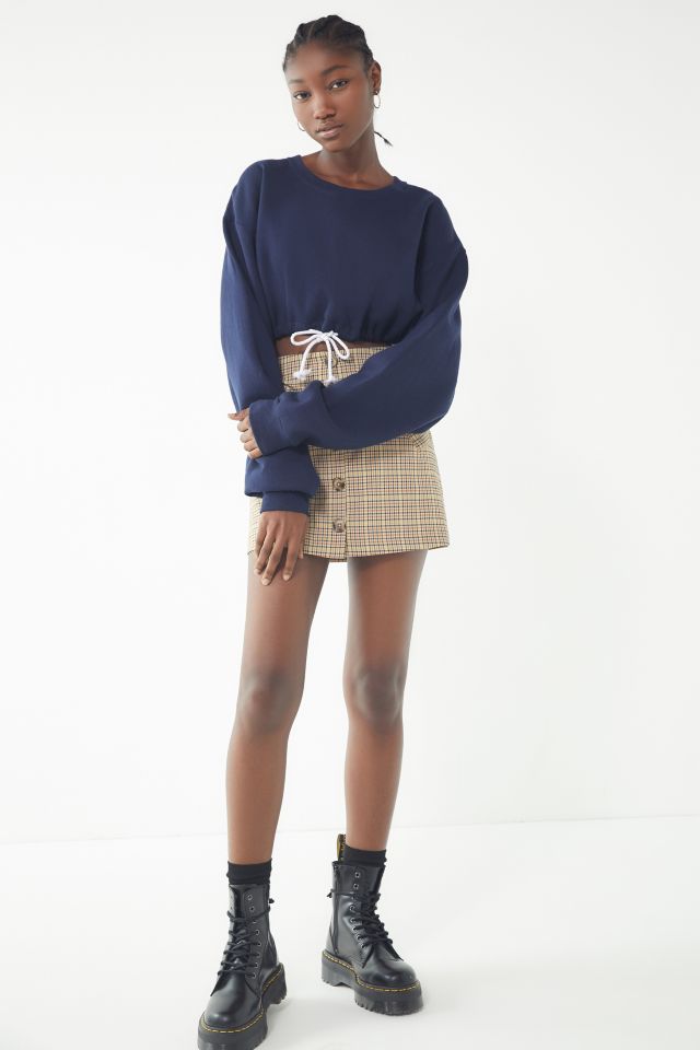 Urban Renewal Recycled Drawstring Hem Cropped Sweatshirt #2