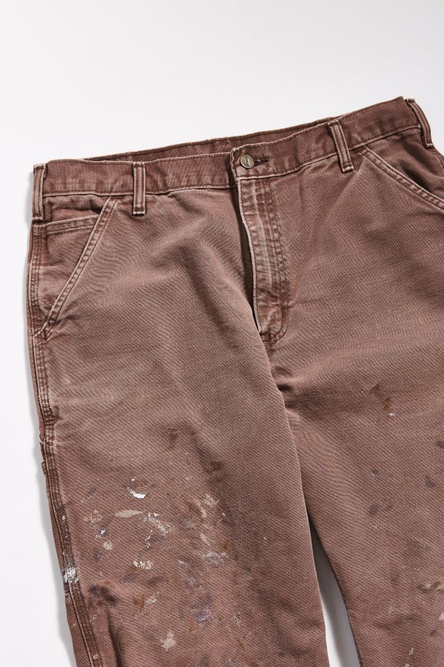 Vintage Carhartt Faded Brown Carpenter Pant #2