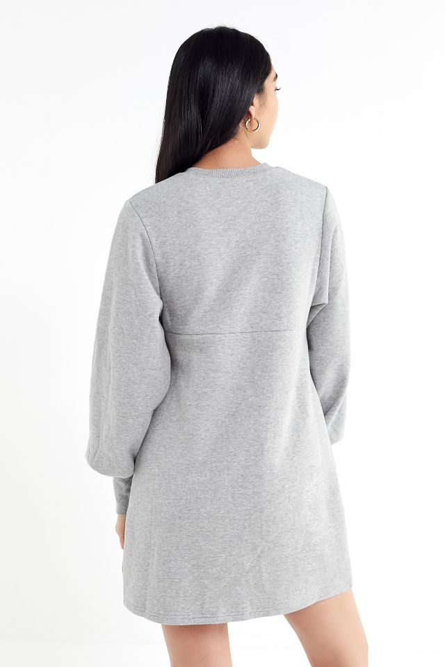 UO Alanna Crew-Neck Sweatshirt Dress #1